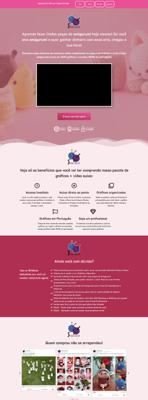 site Dinheiro com Crochê