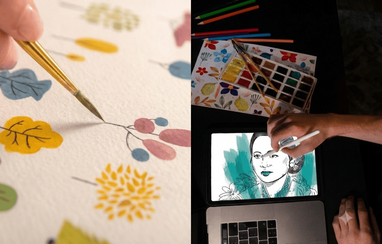 Arte digital e no papel